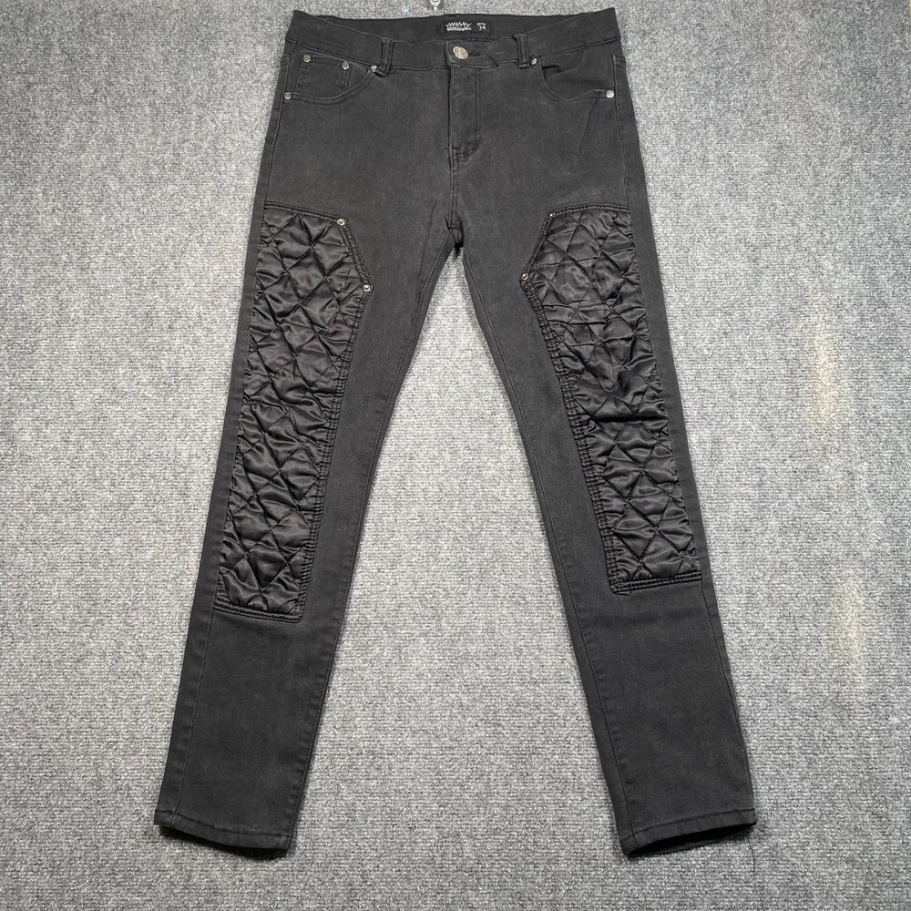 Trestles Supply Co. Men's‎ Black Jeans Biker Jeans Size 34 Grunge Emo